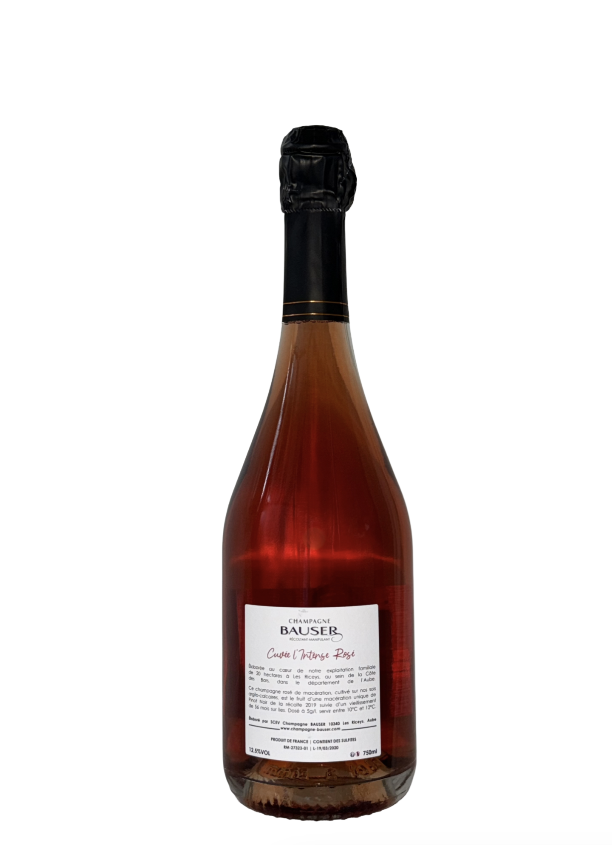 Bauser, Cuvée L'intense Rosé, 2019