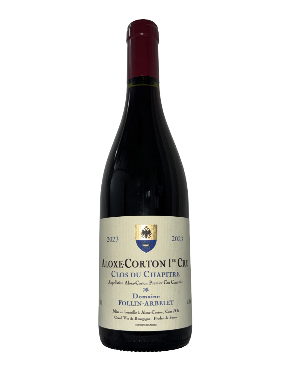 Follin-Arbelet, Aloxe-Corton, Clos du Chapitre, 1er Cru, 2023